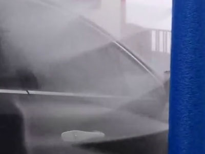 Side high pressure nozzles