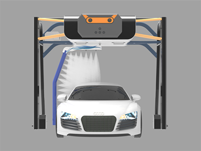 Single Arm Touchless Car Wash Machine