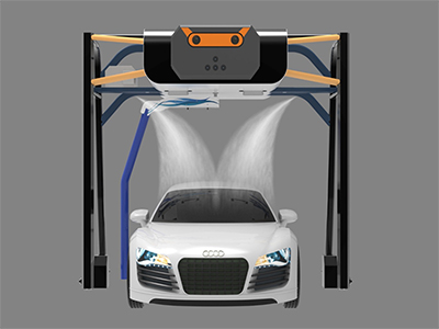 Single Arm Touchless Car Wash Machine