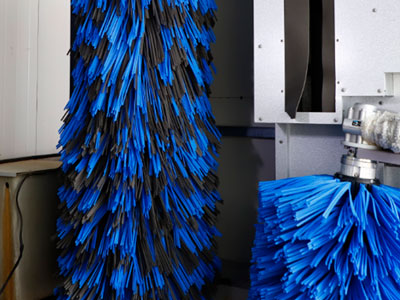 Foam material brush 
