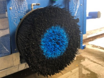 Wheel brushes