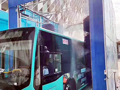 Drive-Through Bus Wash System